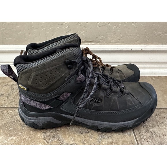 Keen Men's Targhee III Mid Waterproof Hiking Boots Bungee Cord Sz 9 - Picture 1 of 7